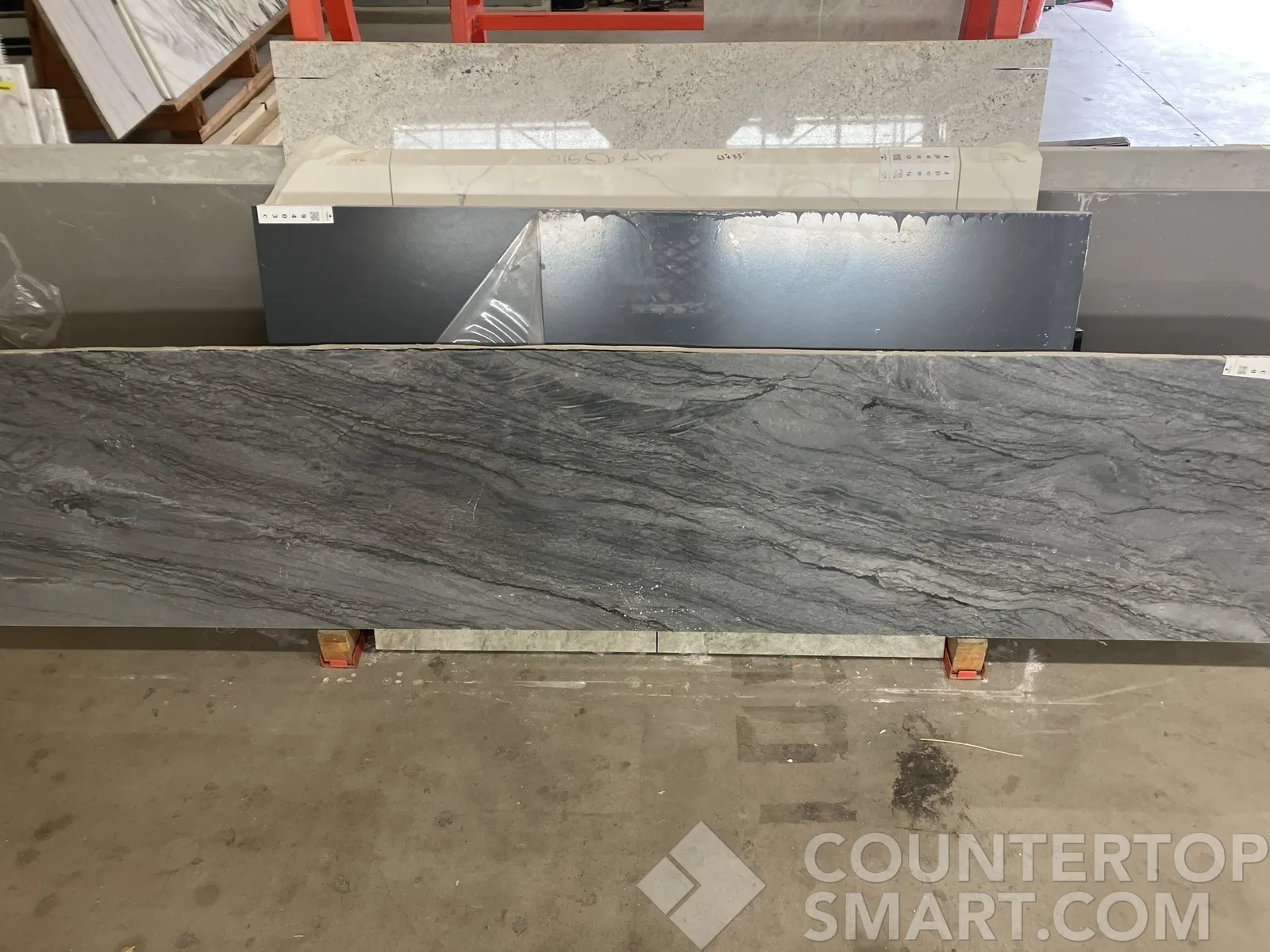 Full image of Ijen Blue Quartzite countertop slab