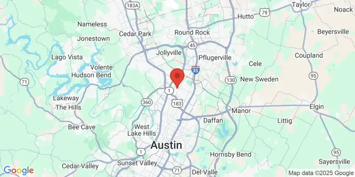 Austin, TX location map