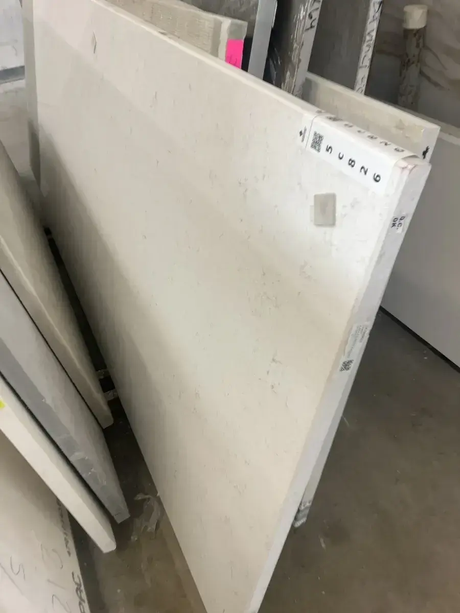 Full image of Belenco Statuario Quartz countertop slab