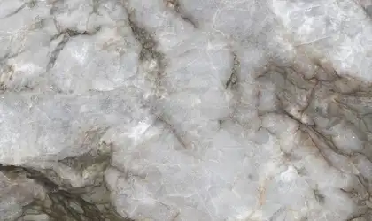 Closeup image of Nordic Crystal Grey Quartzite countertop slab