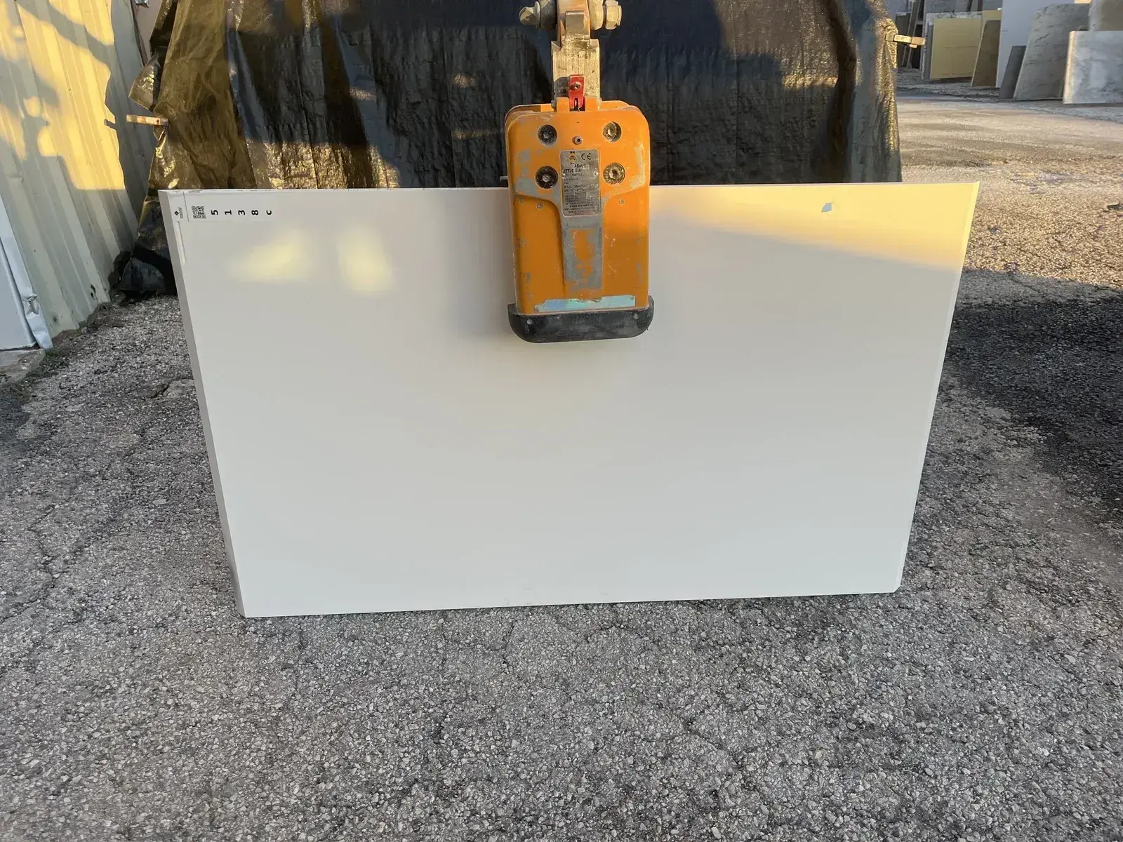 Full image of Vicostone Arctic Snow Quartz countertop slab