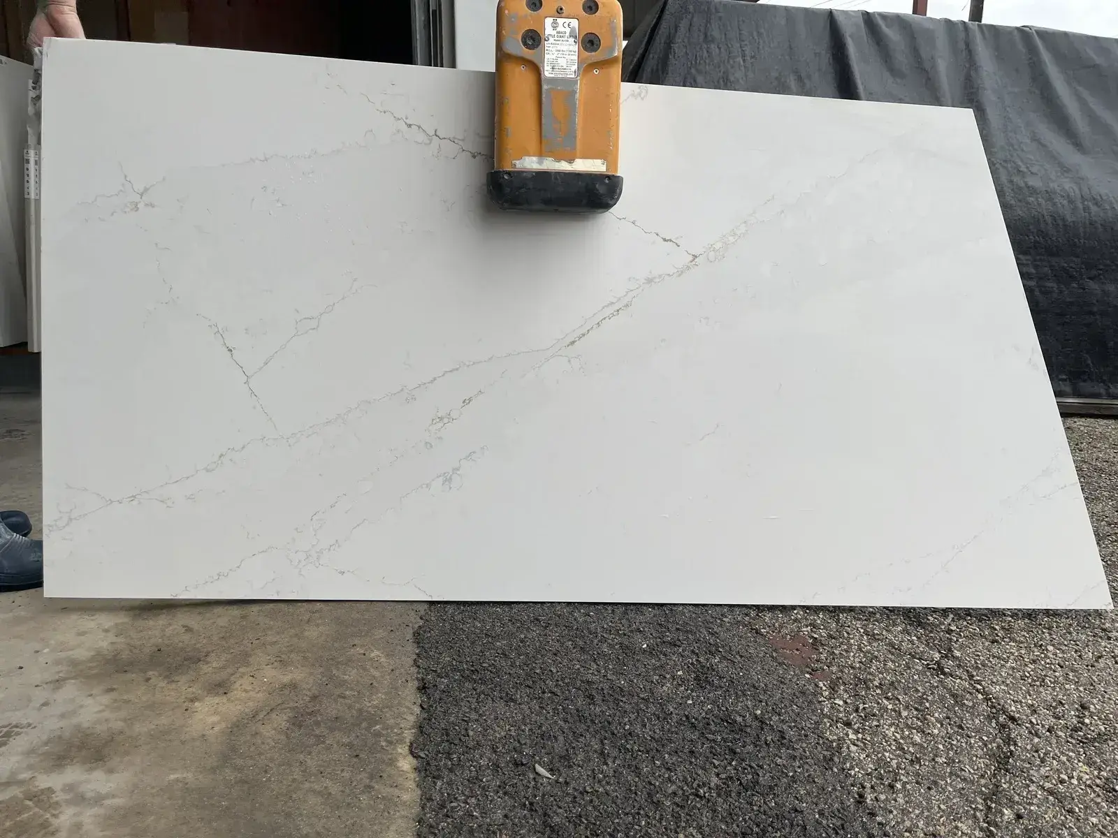 Full image of Silestone Ethereal Glow White Quartz countertop slab