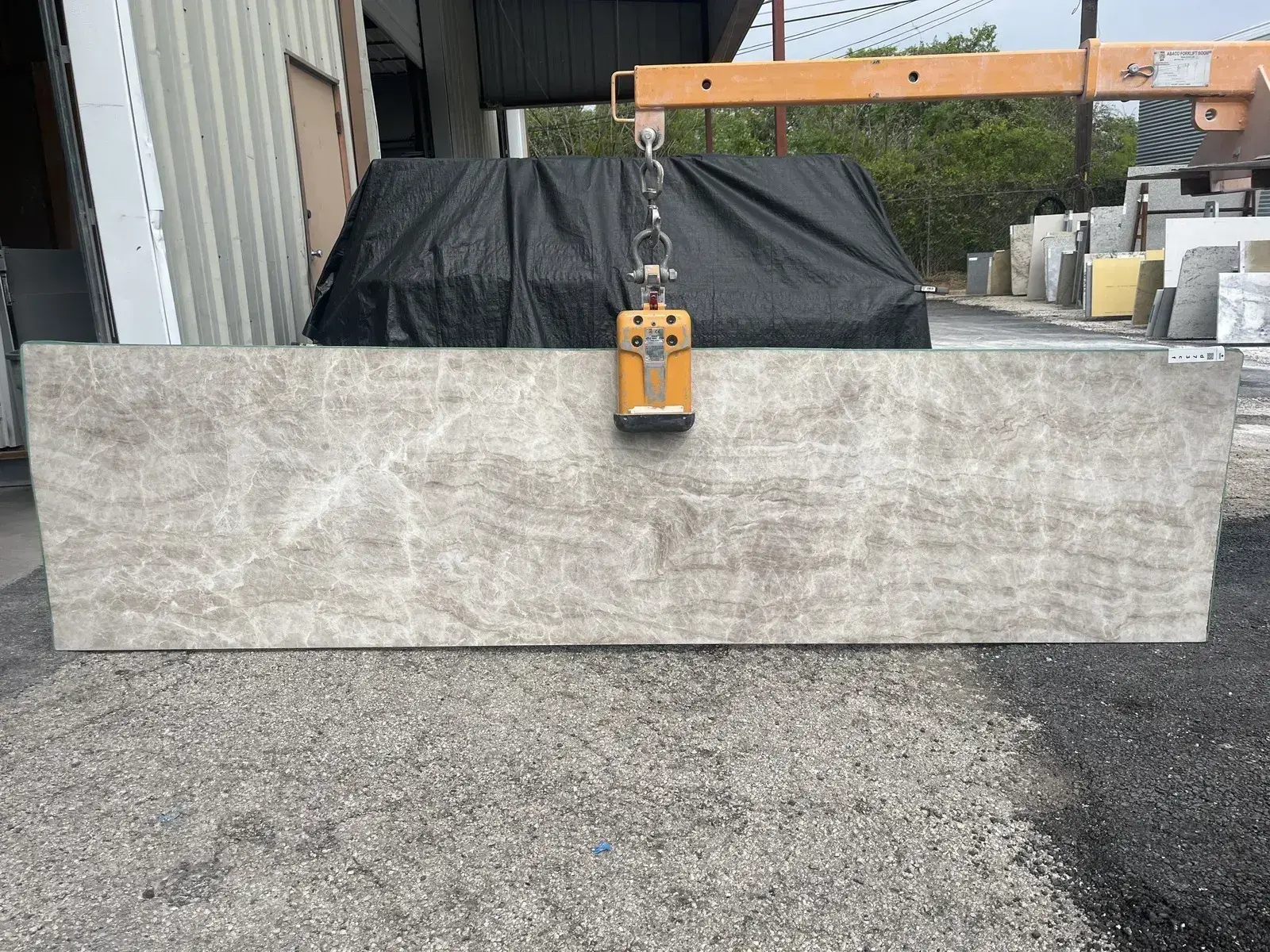 Full image of Taj Mahal Beige Quartzite countertop slab