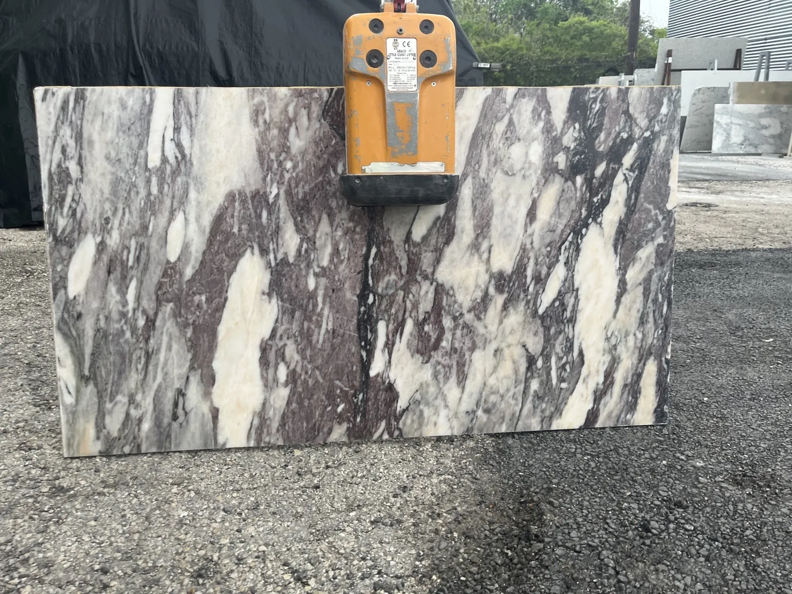 Full image of Breccia Viola Marble countertop slab