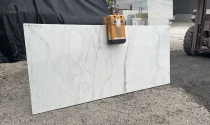 Calacatta Gold | Marble Remnant Partial Slab (Material Only) | Polished Finish Available | 3.0cm Thickness Available Remnant Stone