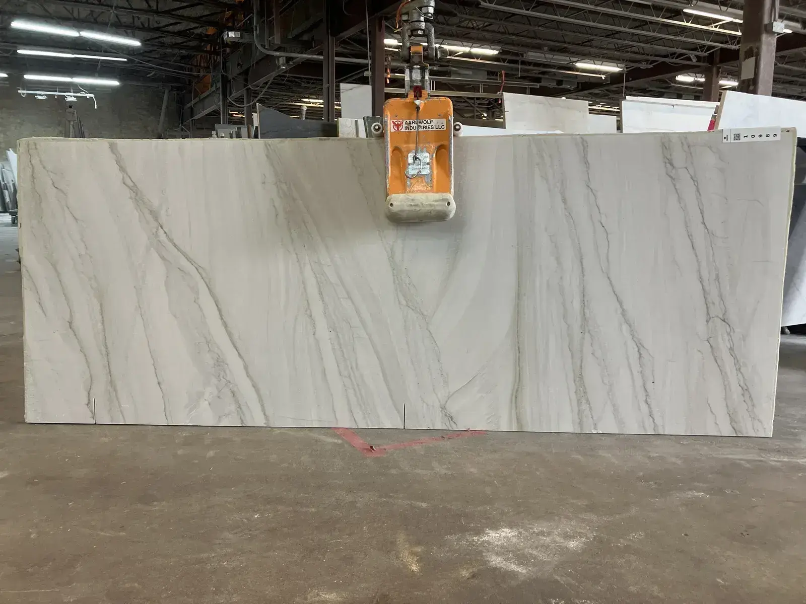 Full image of Mykonos Cream Quartzite countertop slab