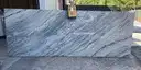 Full image of Stratta Blue Grey Quartzite countertop slab