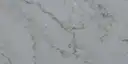 Closeup image of Q Quartz Calacatta Premata White Quartz countertop slab