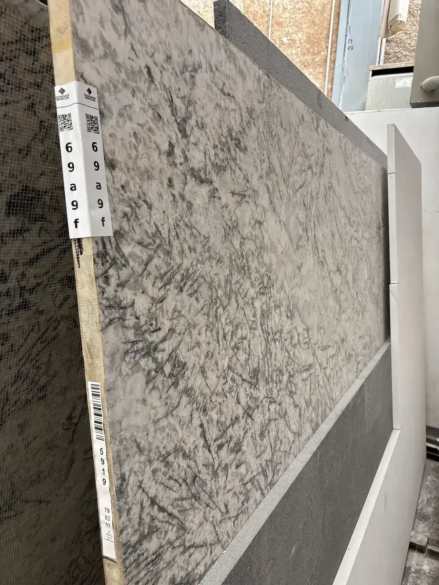 Full image of Thunder Cream Granite countertop slab