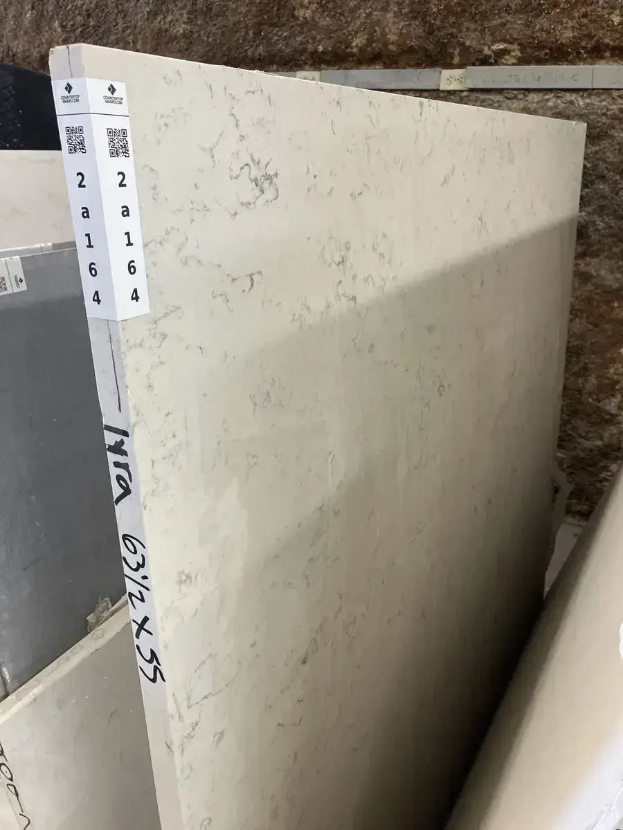 Full image of Silestone Lyra Quartz countertop slab