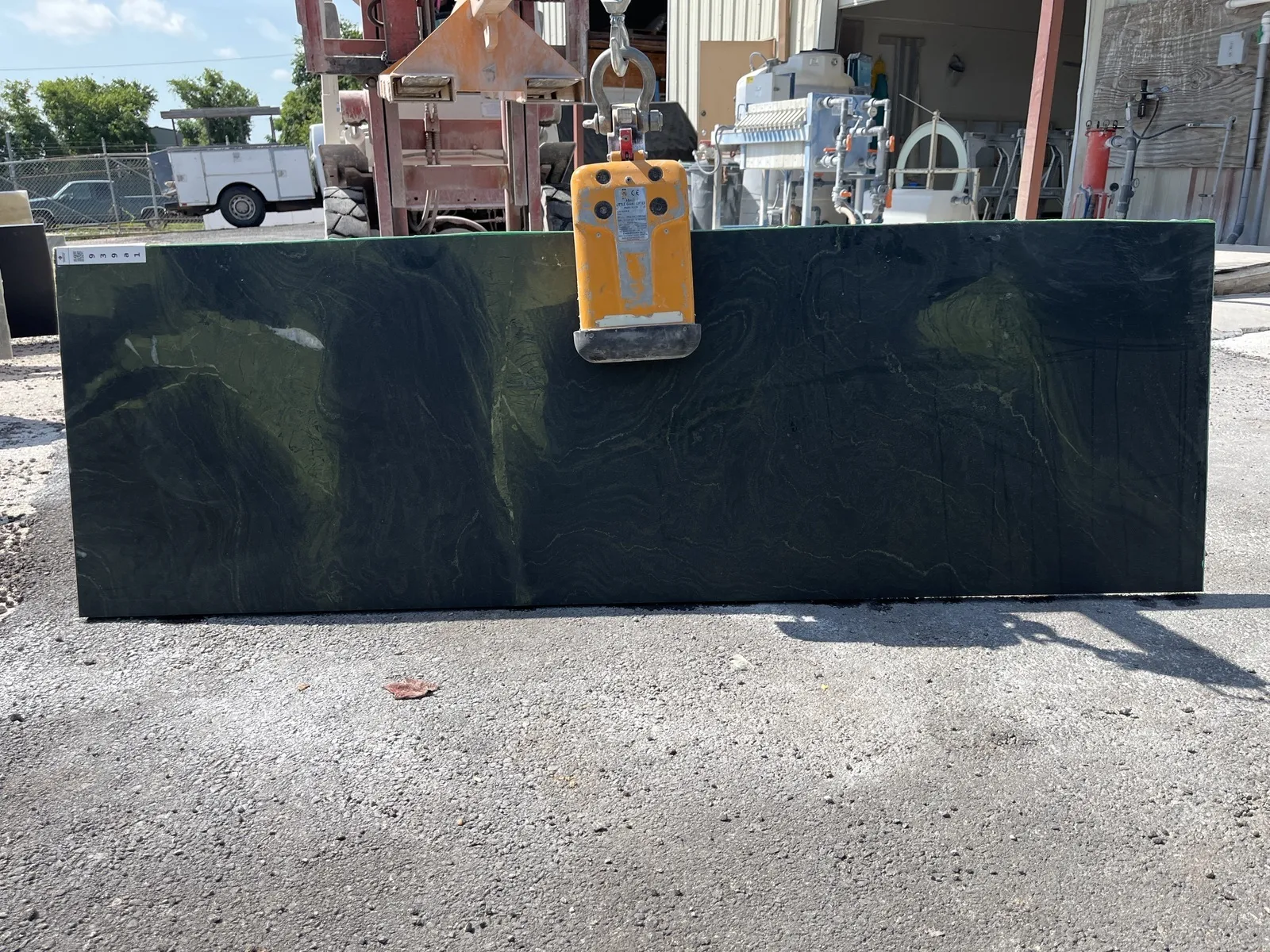 Full image of Avocado Green Quartzite countertop slab
