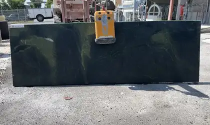 Full image of Avocado Green Quartzite countertop slab