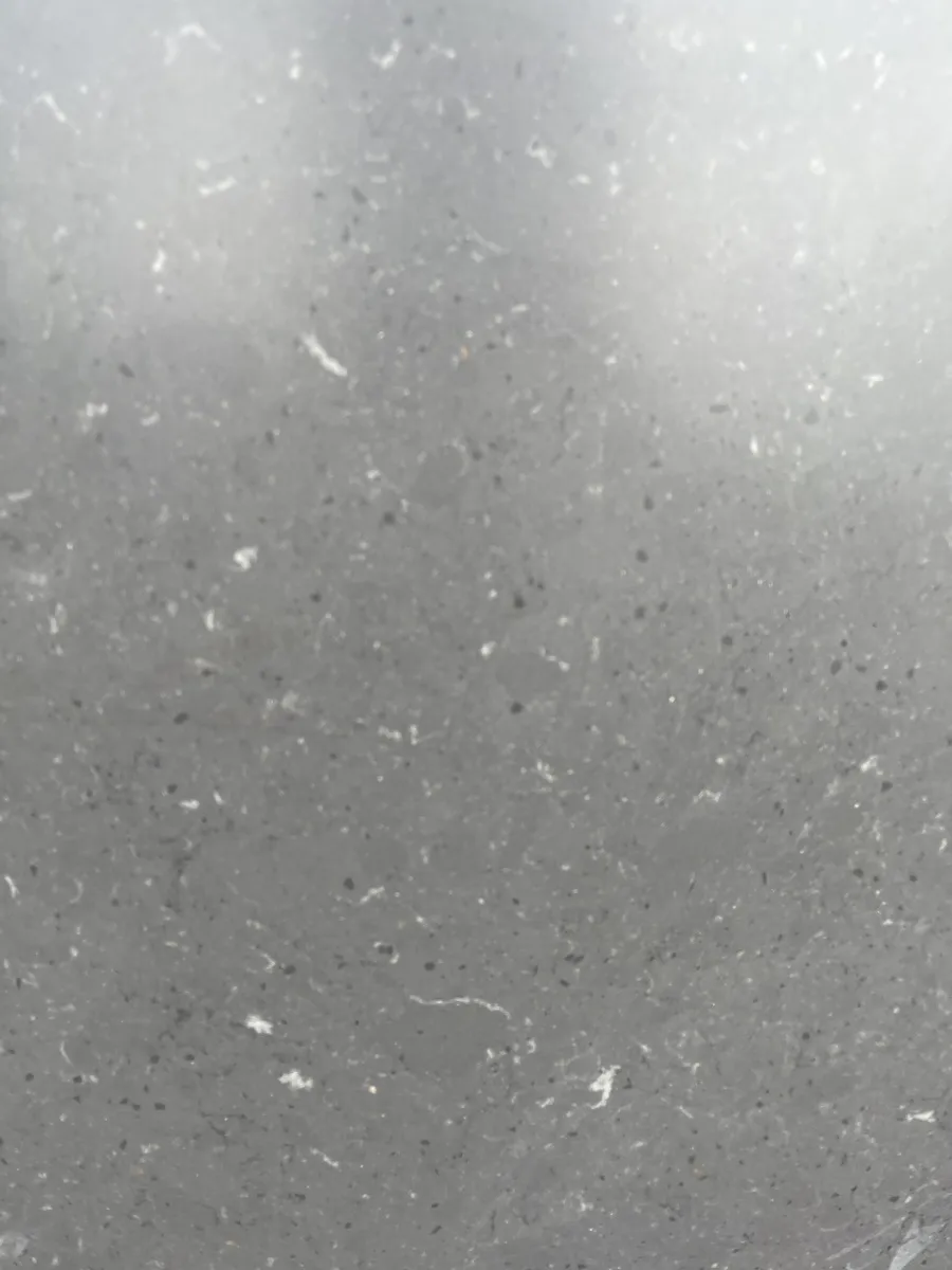 Closeup image of Silestone Cinder Craze Grey Quartz countertop slab
