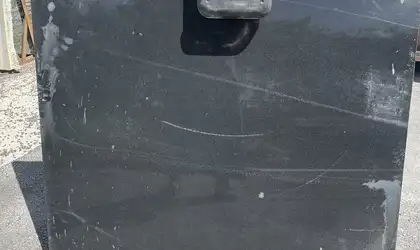 Full image of Absolute Black Black Granite countertop slab