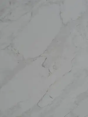 Closeup image of Q Quartz Calacatta Premata White Quartz countertop slab