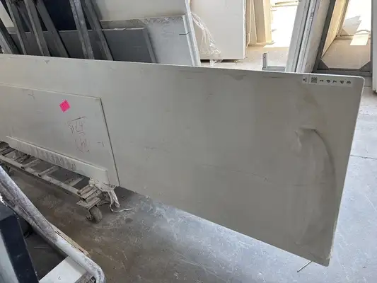 Full image of Daltile Valor White White Quartz countertop slab