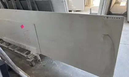 Full image of Daltile Valor White White Quartz countertop slab