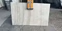 Full image of Taj Mahal Grey Quartzite countertop slab
