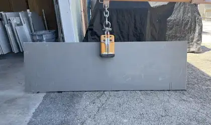Full image of Caesarstone Pebble Quartz countertop slab
