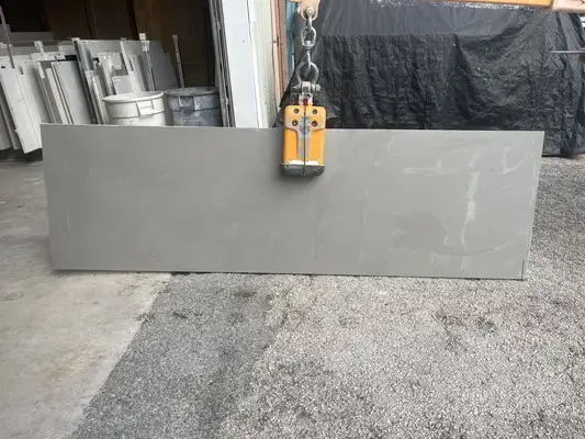 Full image of Caesarstone Pebble Quartz countertop slab