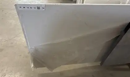 Full image of Daltile Valor White White Quartz countertop slab