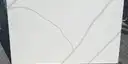 Full image of Stratus Quartz Calacatta Statuario Quartz countertop slab