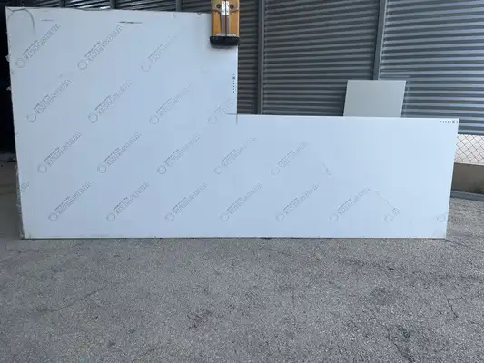 Full image of Vicostone Super White Quartz countertop slab