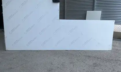 Full image of Vicostone Super White Quartz countertop slab