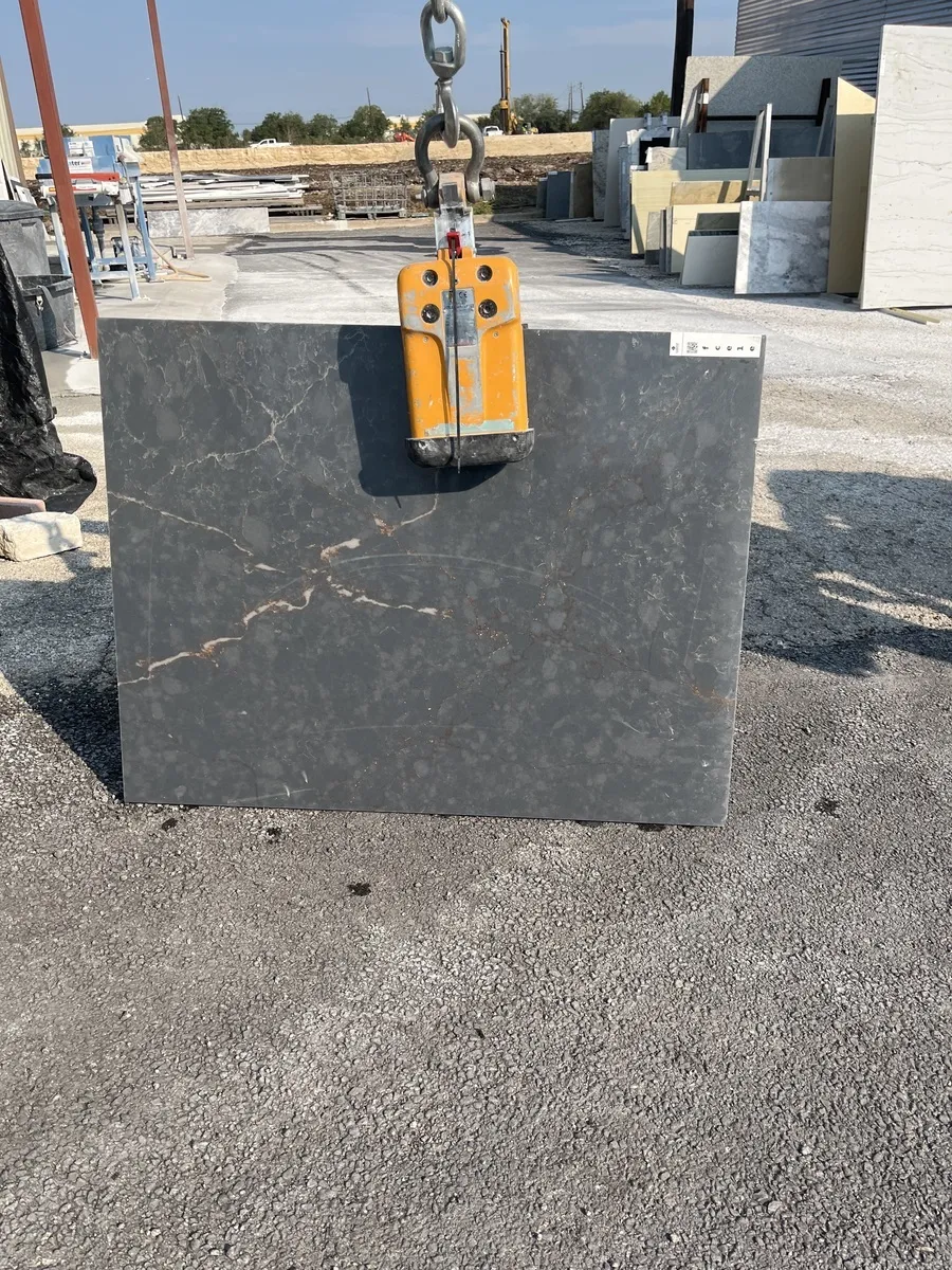 Full image of Silestone Parisien Blue Blue Quartz countertop slab