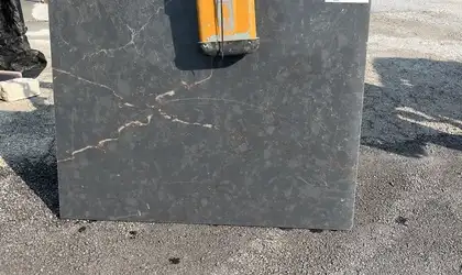 Full image of Silestone Parisien Blue Blue Quartz countertop slab