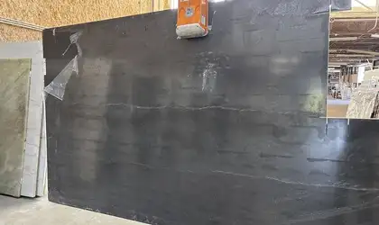 Full image of Silestone Calypso Grey Quartz countertop slab