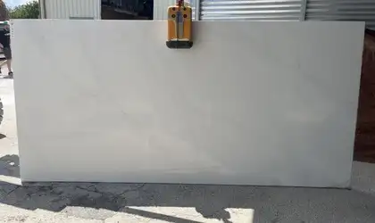 Full image of Stratus Quartz Calacatta Athena White Quartz countertop slab