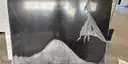 Full image of Q Quartz Midnight Corvo Quartz countertop slab