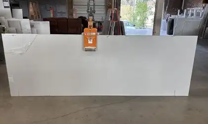 Full image of Arizona Tile Bianco Pearl Cream Quartz countertop slab