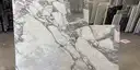 Full image of Arabescato Vagli White Marble countertop slab