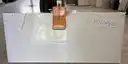 Full image of Q Quartz Calacatta Miraggio Quartz countertop slab