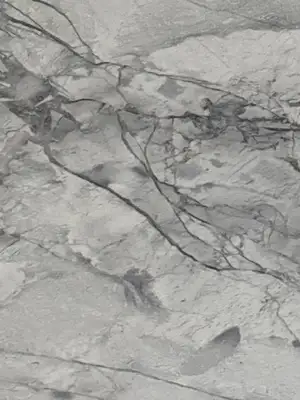 Closeup image of Grey Goose Marble countertop slab