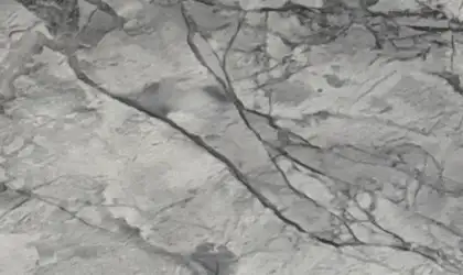 Closeup image of Grey Goose Marble countertop slab