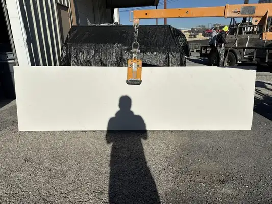 Full image of Silestone Eternal Statuario White Quartz countertop slab