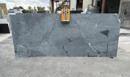 Full image of Nantucket Grey Grey Soapstone countertop slab