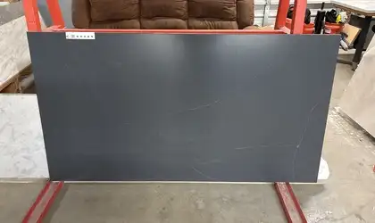 Full image of Stratus Quartz Regal Soapstone Grey Quartz countertop slab