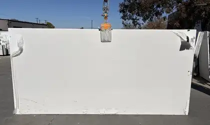 Full image of Silestone White Zeus Quartz countertop slab