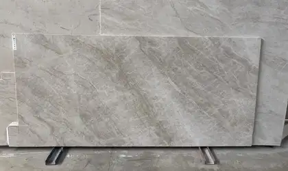 Full image of Taj Mahal Grey Quartzite countertop slab