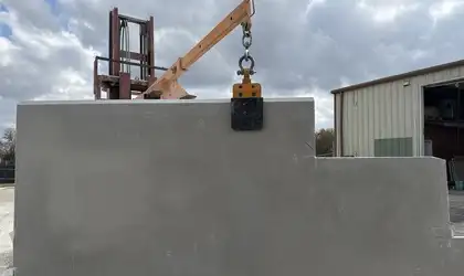 Full image of Daltile Noble Grey Grey Quartz countertop slab