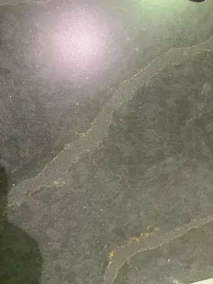 Closeup image of Silestone Bohemian Flame Brown Quartz countertop slab