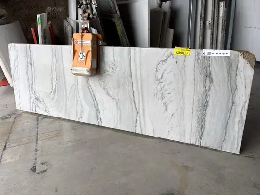 Full image of Statuario Quartzite countertop slab