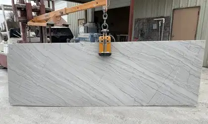 Full image of Lavezzi Grey Quartzite countertop slab