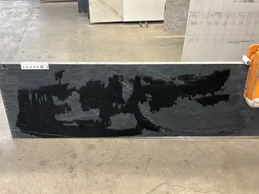 Full image of Black Soapstone Green Soapstone countertop slab