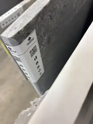 Full image of Caesarstone Rugged Concrete Quartz countertop slab