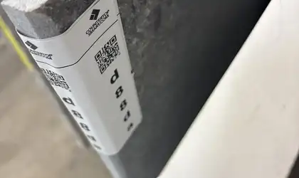 Full image of Caesarstone Rugged Concrete Quartz countertop slab